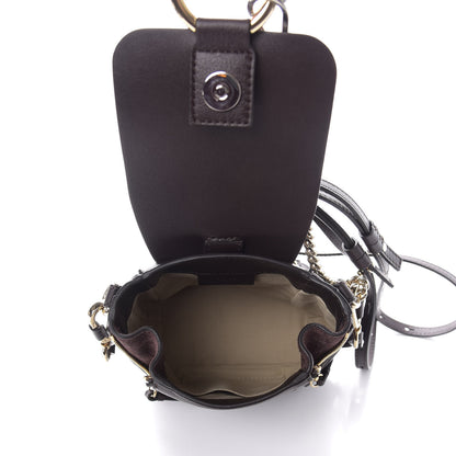 Chloe Suede Calfskin Mini Faye Backpack Carbon Brown 4 of 9