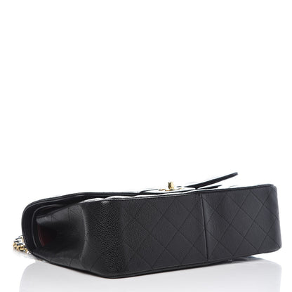 Chanel Caviar Quilted Jumbo Double Flap Black 4 of 8