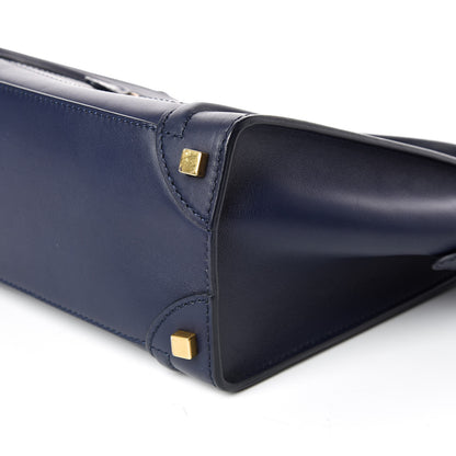 Celine Smooth Calfskin Micro Luggage Navy Blue 6 of 9
