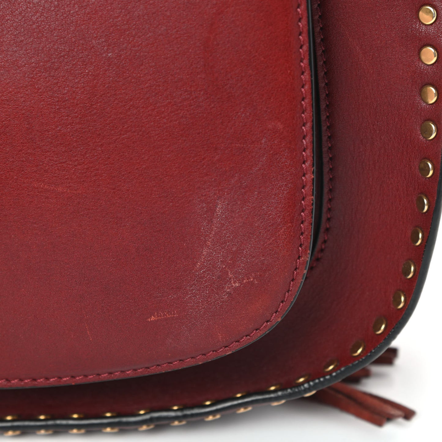 Calfskin Braided Small Hudson Shoulder Bag Sienna Red