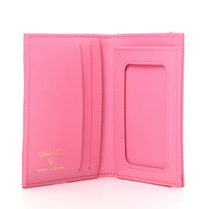 Chanel Caviar Quilted Card Holder Wallet Pink 5 of 8