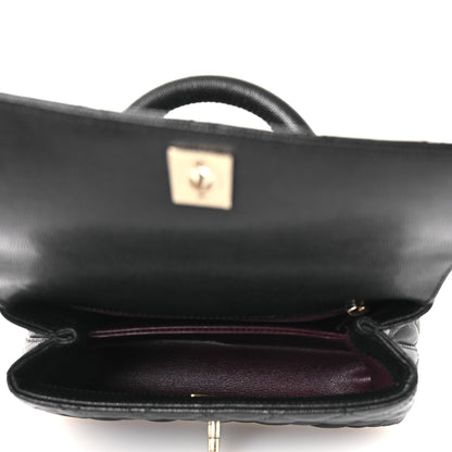 Chanel Caviar Quilted Mini Coco Handle Flap Black 5 of 14