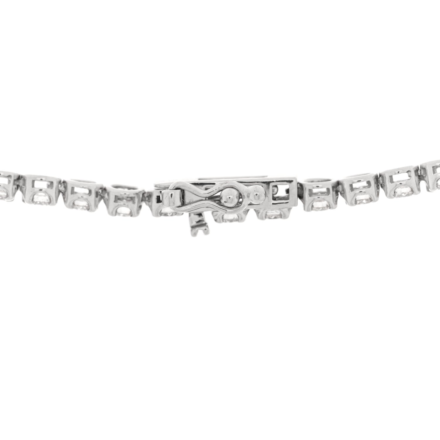 Parker & West by FASHIONPHILE 14K White Gold Diamond 4.96ctw Tennis Necklace 4 of 6