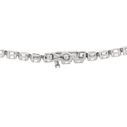 Parker & West by FASHIONPHILE 14K White Gold Diamond 4.96ctw Tennis Necklace 4 of 6