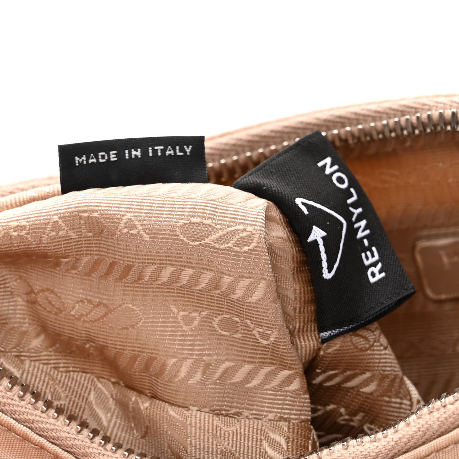 Prada Re-Nylon Saffiano Mini Re-Edition 2005 Bag Deserto 6 of 9