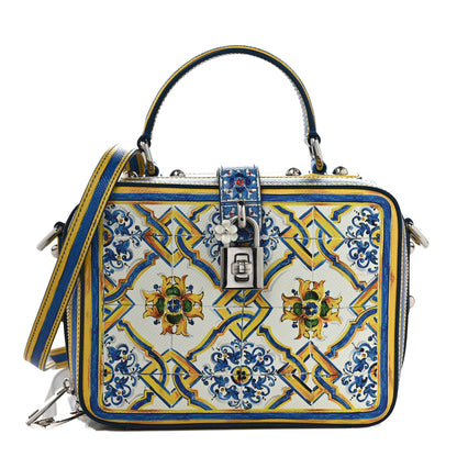 Dolce & Gabbana Dauphine Majolica Printed Box Bag Multicolor 1 of 8