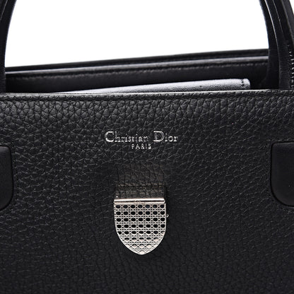 Christian Dior Grained Calfskin Medium Diorever Flap Black 5 of 12