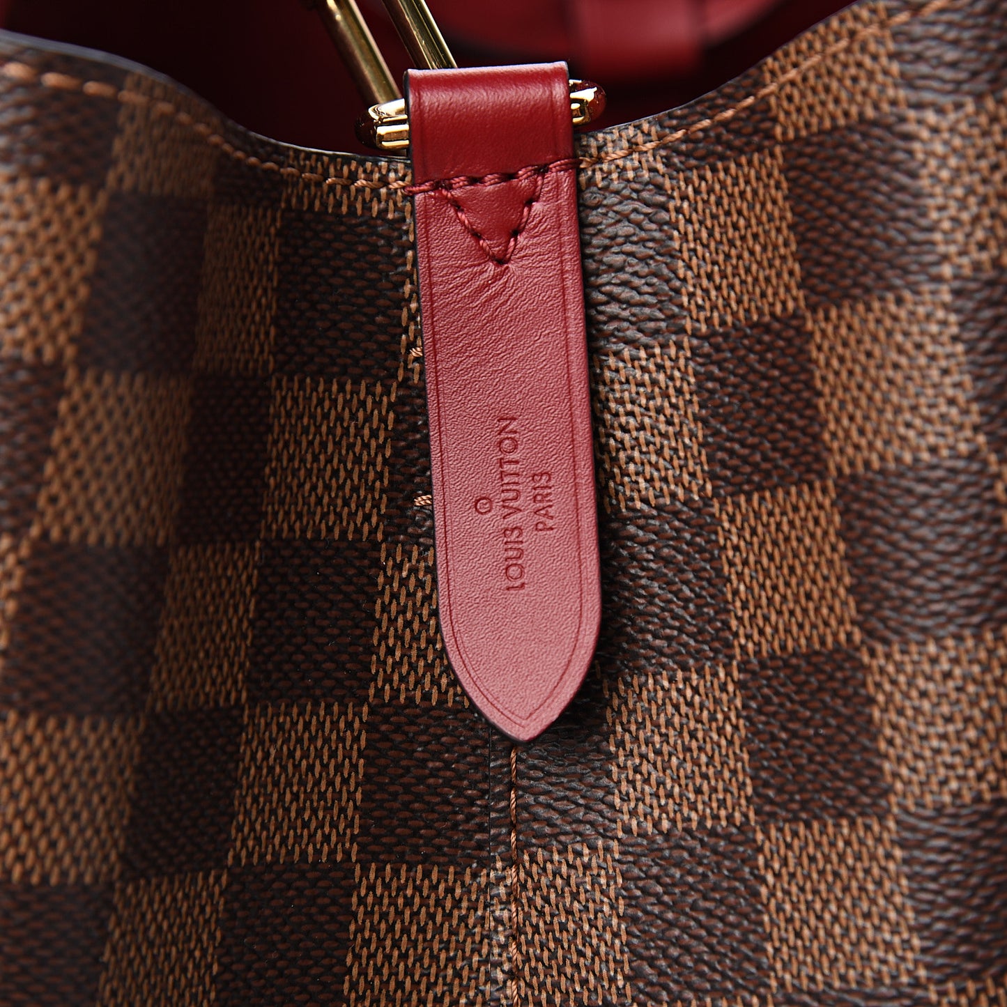 Damier Ebene Neonoe MM Cherry Berry
