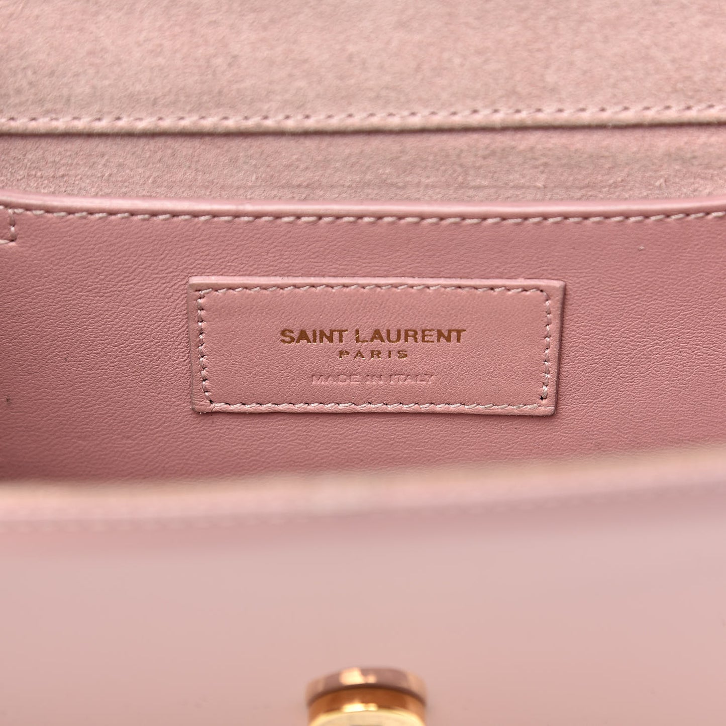 Patent Small Classic Monogram Kate Satchel Dragee