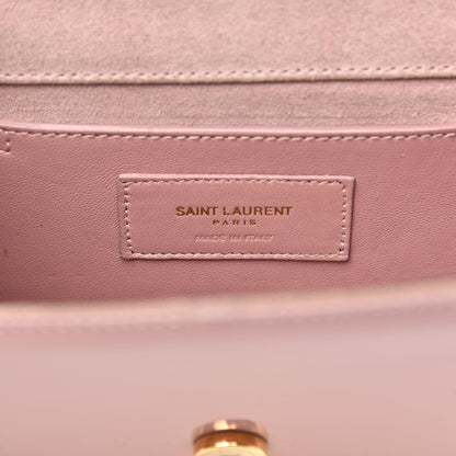 Saint Laurent Patent Small Classic Monogram Kate Satchel Dragee 6 of 18