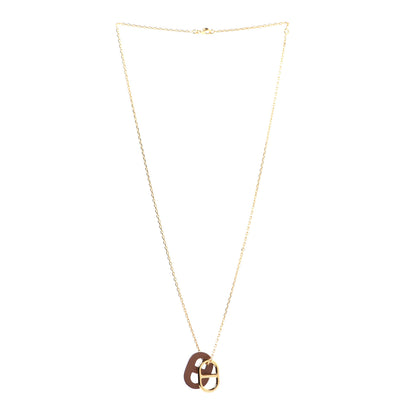 Hermes Swift O'Maillon Pendant Necklace Gold 3 of 8