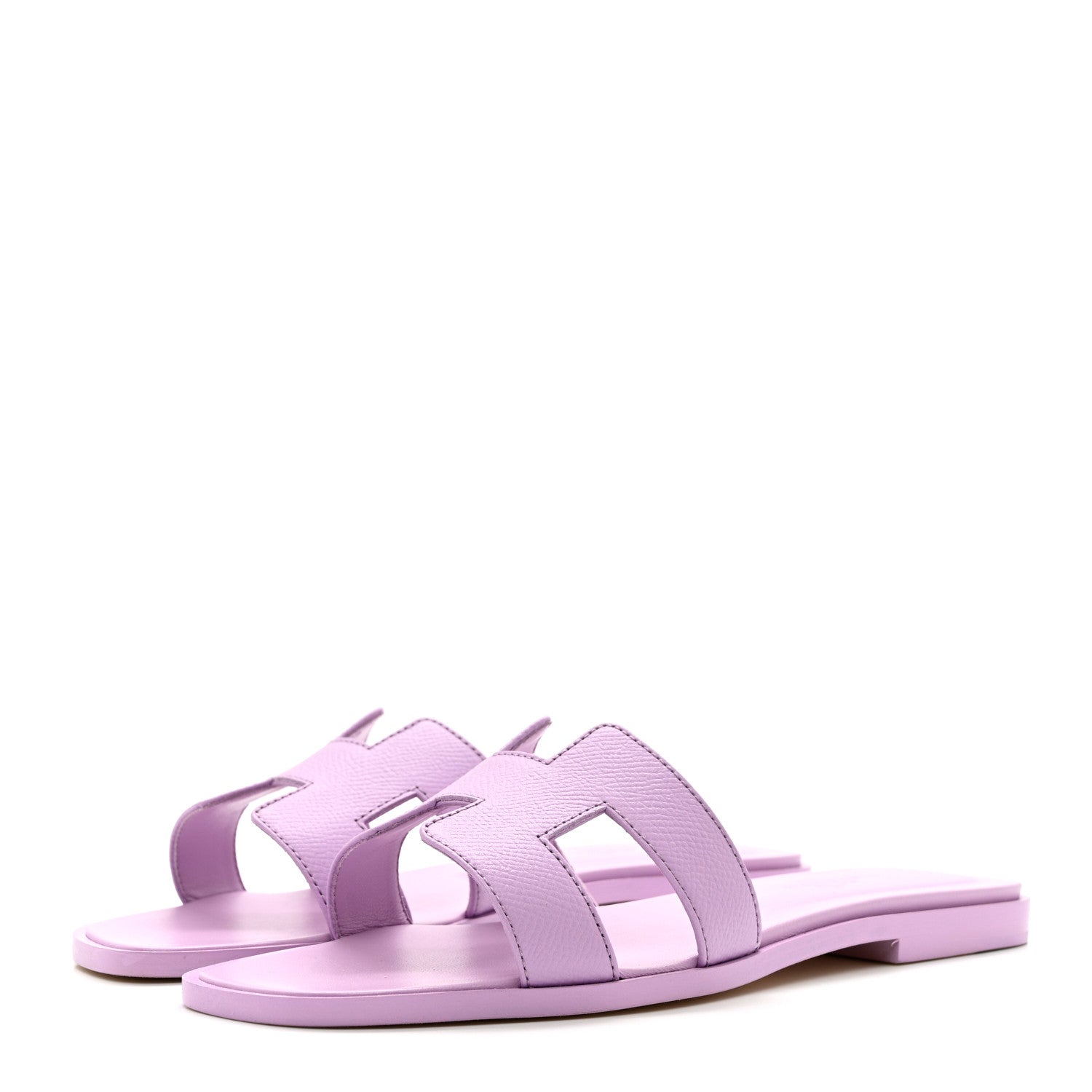 Hermes Epsom Oran Sandals 36 Violet Amethyst 3 of 8