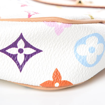 Louis Vuitton Monogram Multicolor Pochette Accessories White 9 of 9