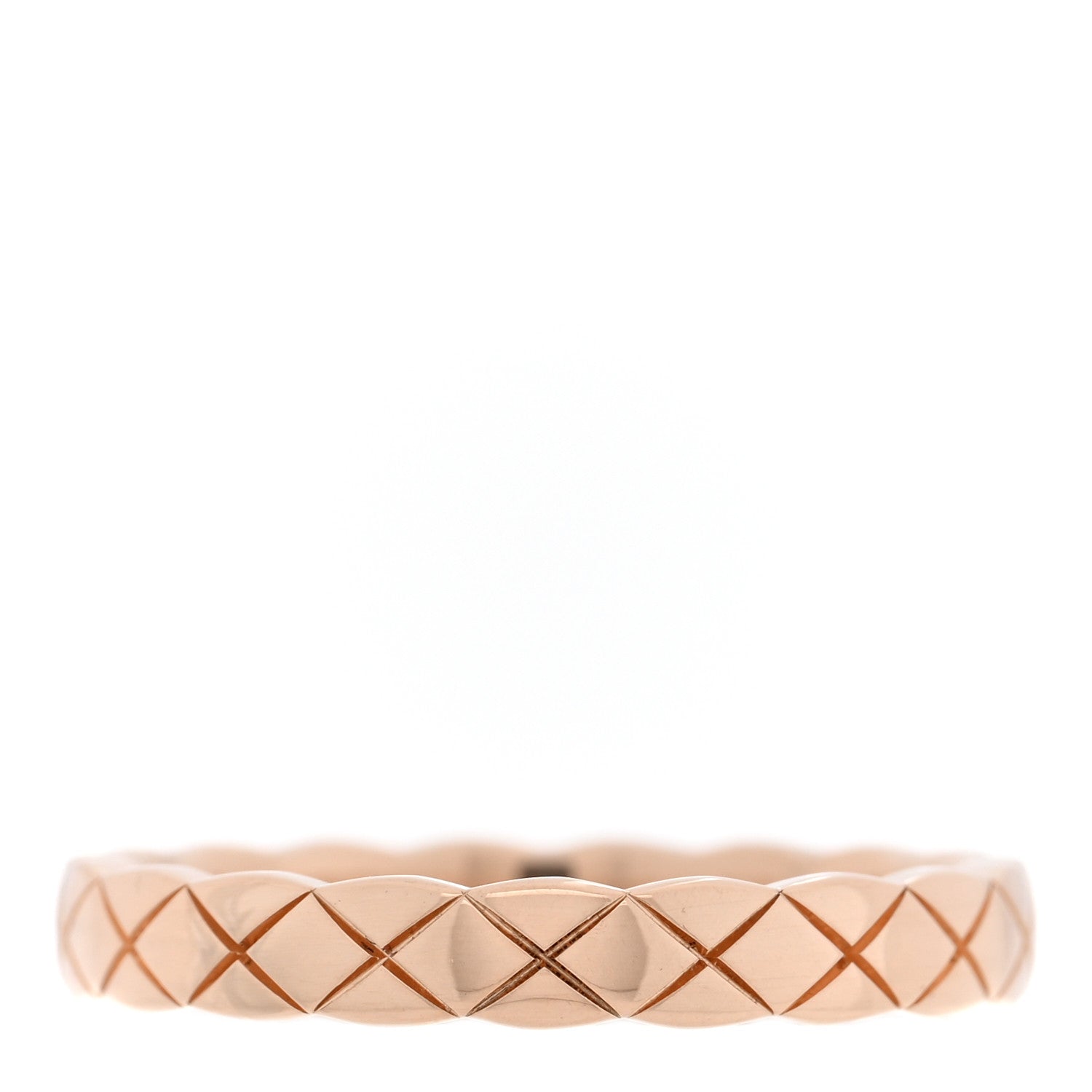 Chanel 18K Beige Gold Mini Coco Crush Ring 57 8 1 of 5