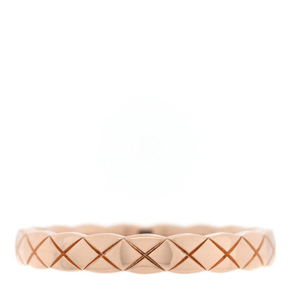 Chanel 18K Beige Gold Mini Coco Crush Ring 57 8 1 of 5