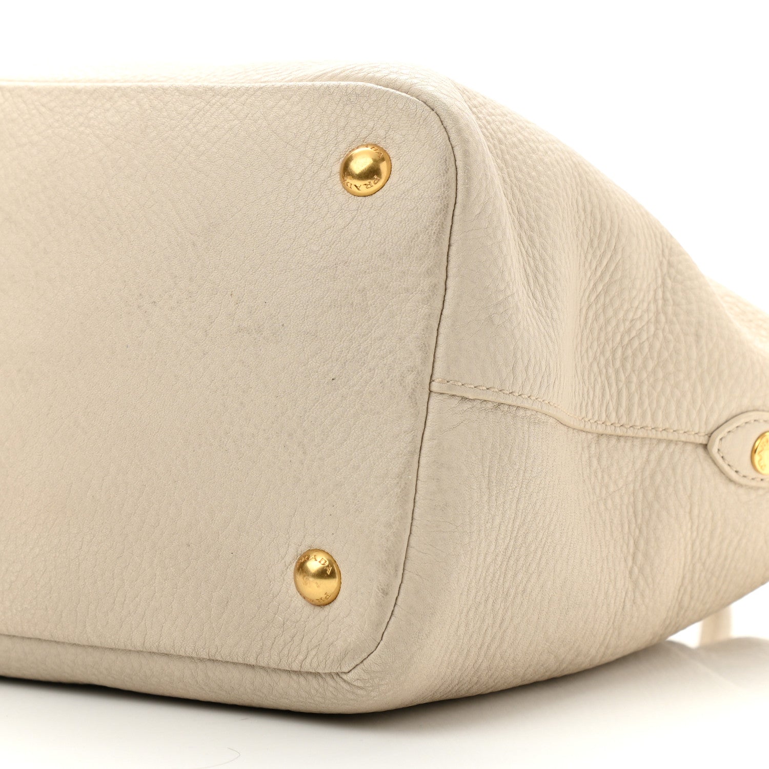 Prada Vitello Daino Tote Talco 9 of 10