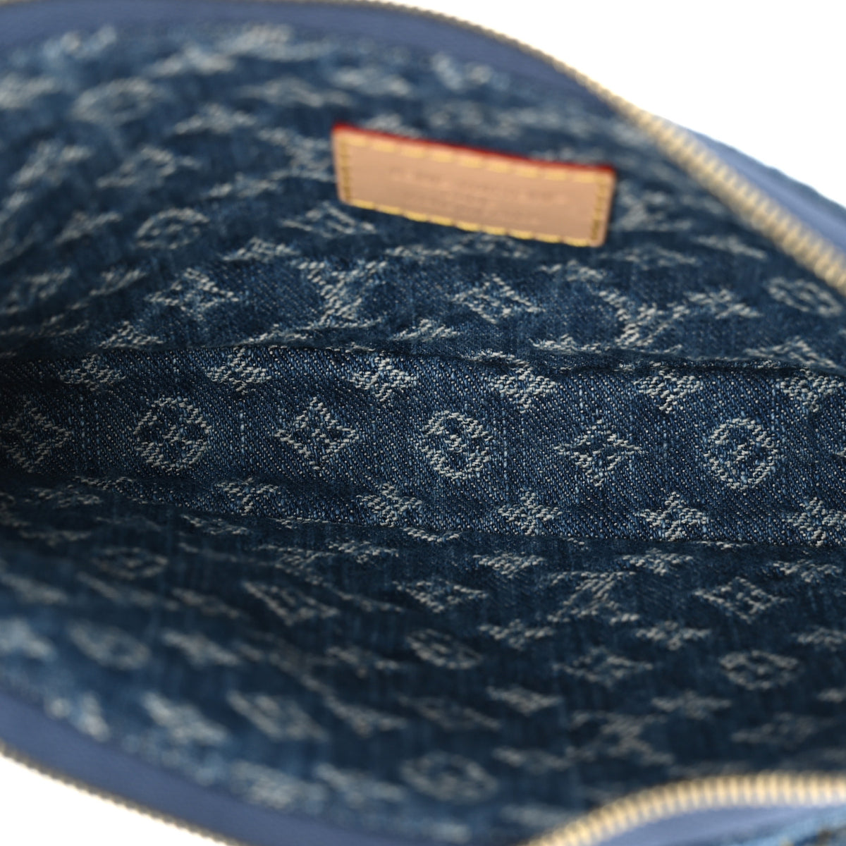 Monogram Pochette Accessories Cargo Blue Denim