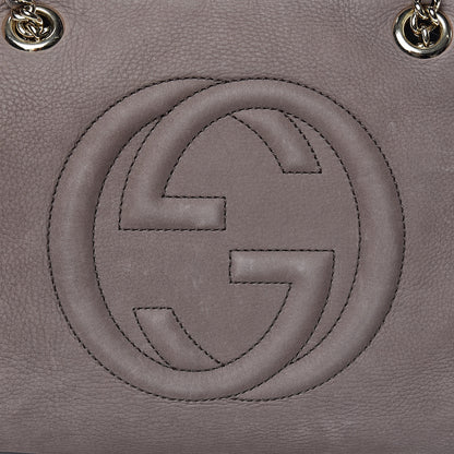 Gucci Vitello Range Medium Soho Bowler Grey Field 13 of 13