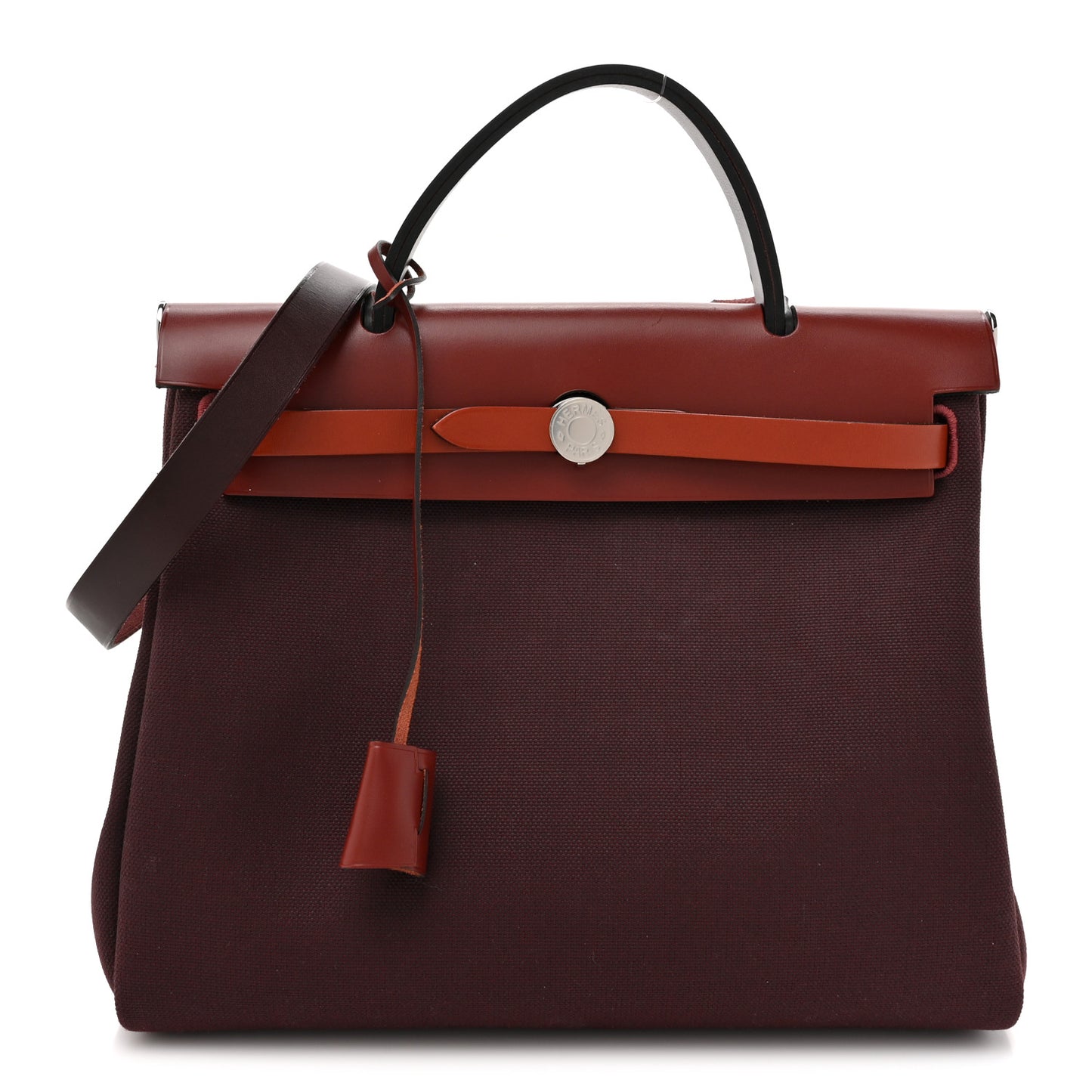 Military Toile Vache Hunter Herbag Zip 31 PM Chocolate Rouge H Cuivre