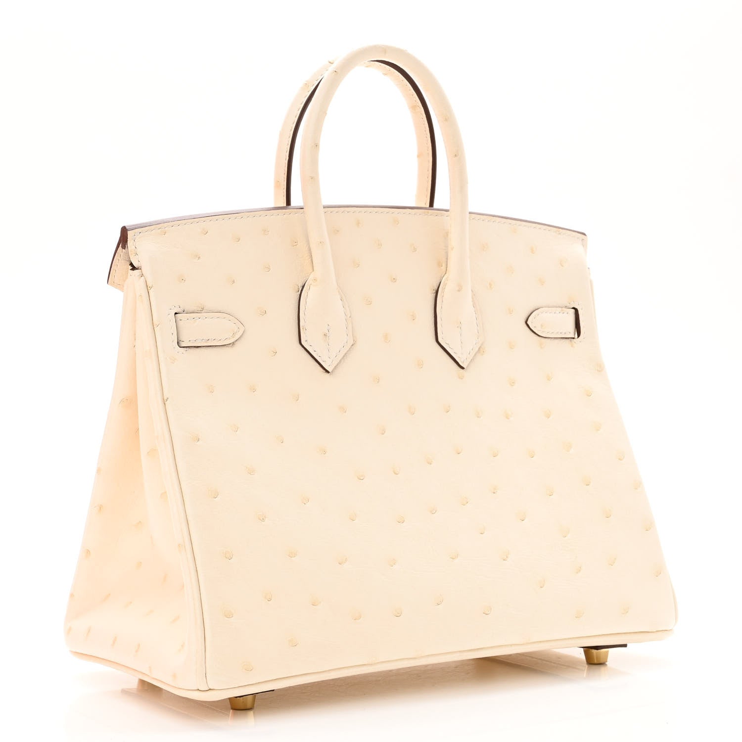 Hermes Ostrich Birkin 25 Nata 3 of 11