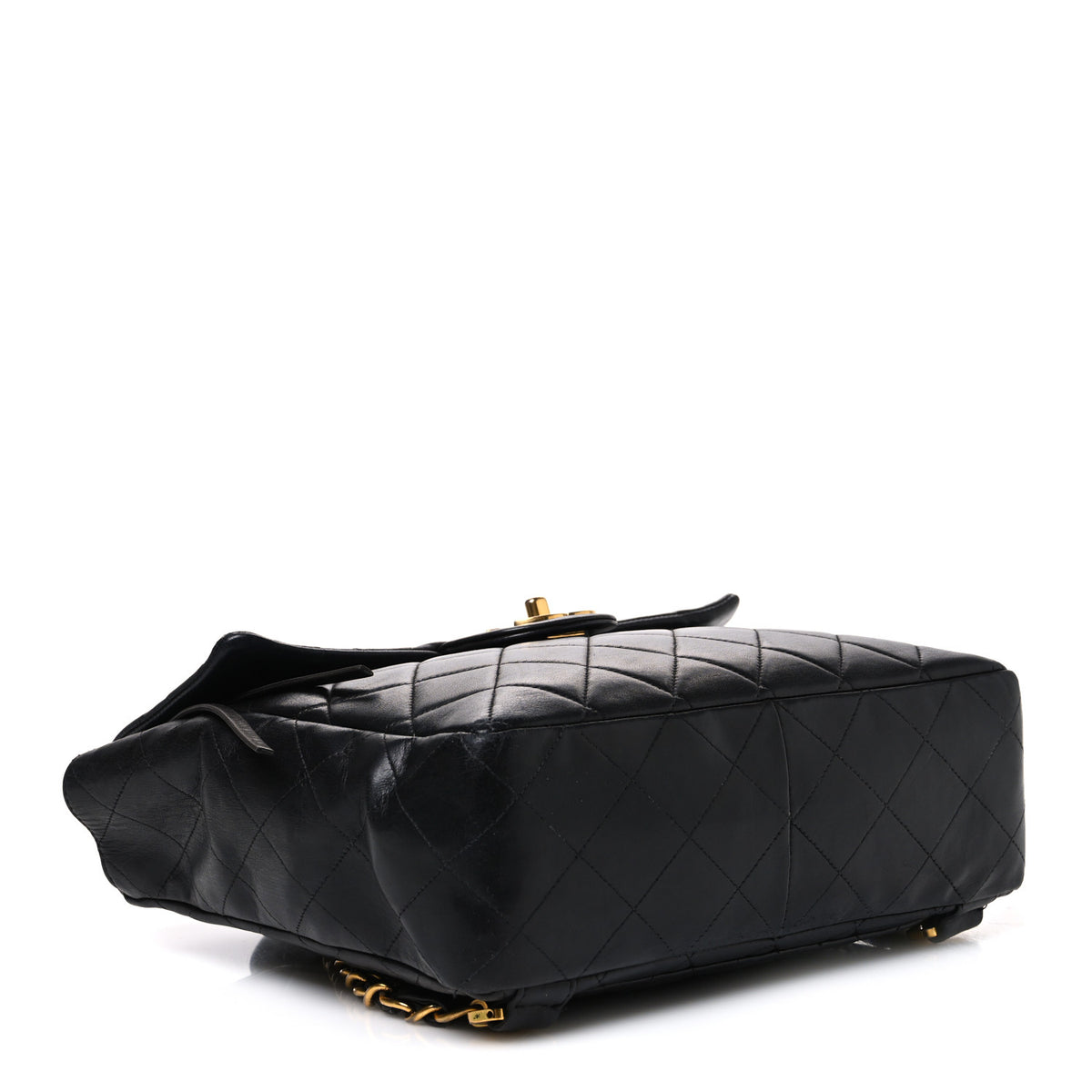 Chanel Lambskin Quilted Backpack Black 4 of 11