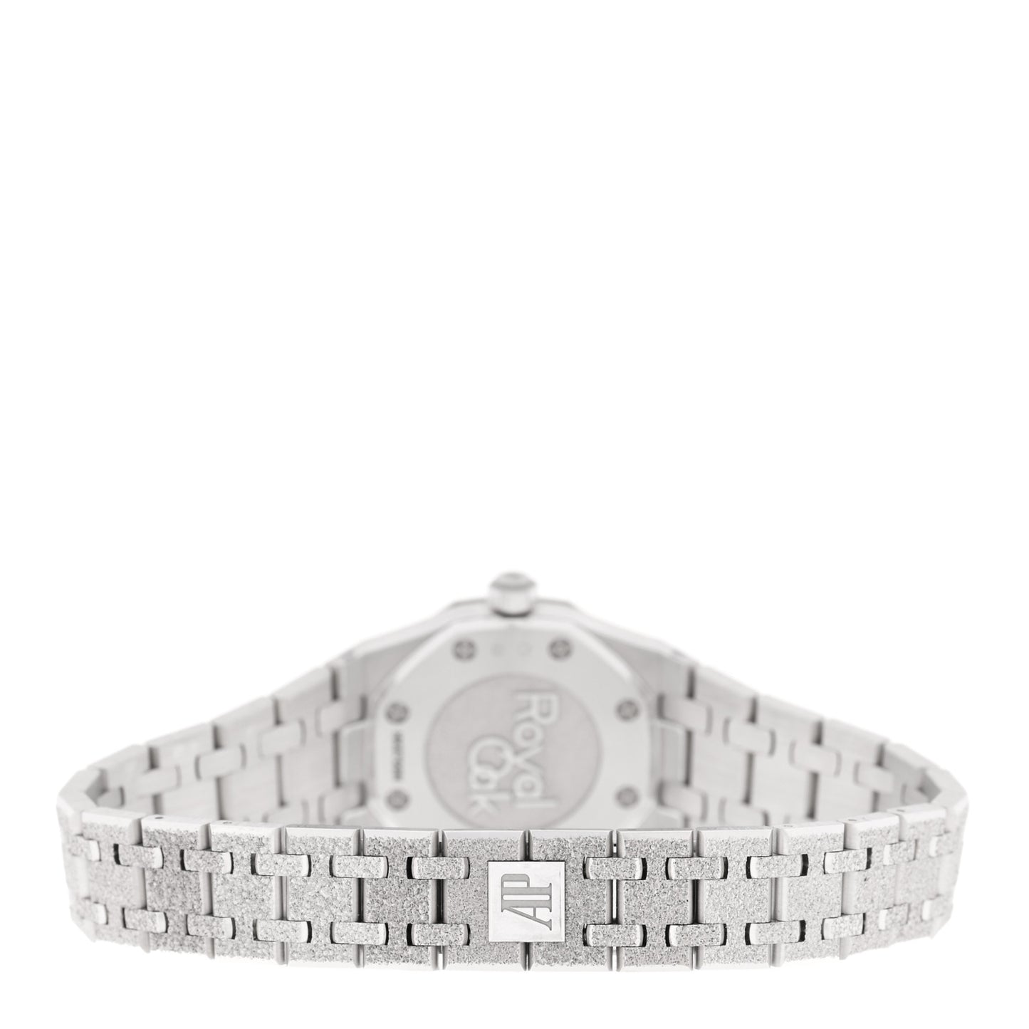 18K White Gold 23mm Royal Oak Frosted Quartz Watch 67630BC.GG.1312BC.01