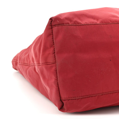 Prada Tessuto Nylon Tote Red 8 of 9