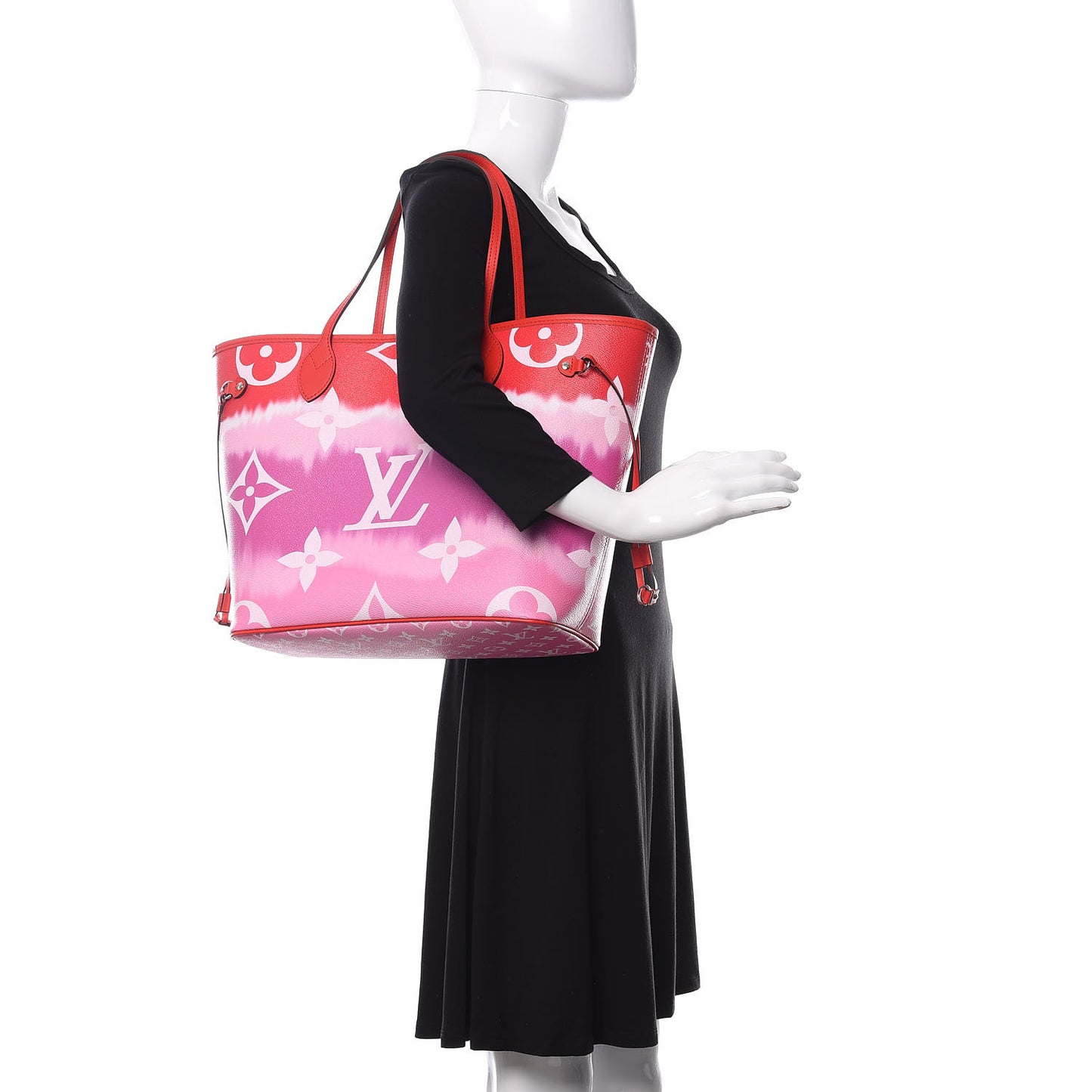 Monogram Escale Neverfull MM Rouge