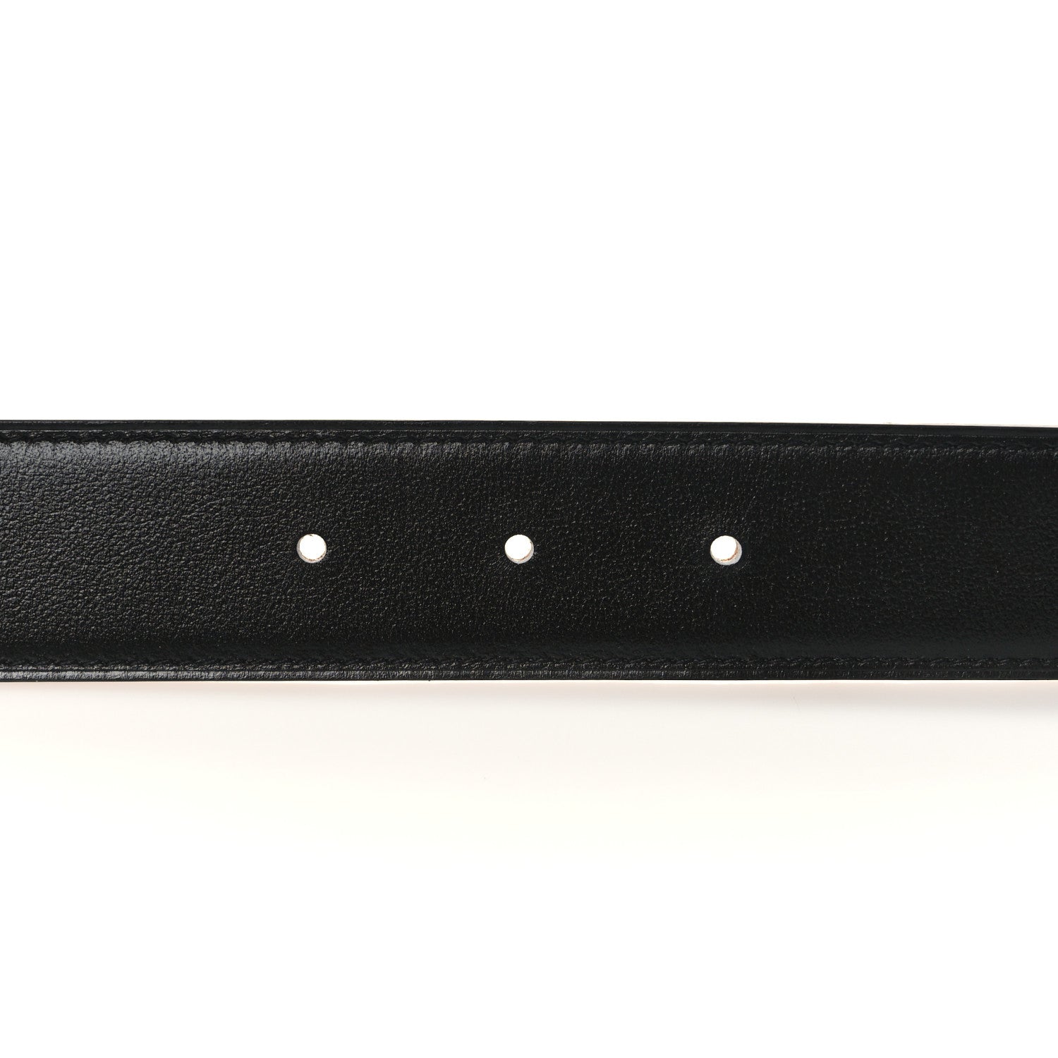 Hermes Box 135 Togo 32mm Au Carre H Belt 85 Black Gold 5 of 6