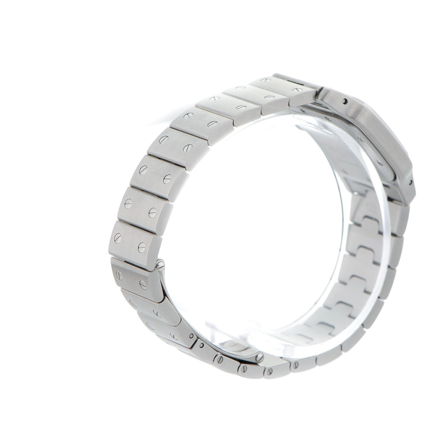 Stainless Steel 24mm Santos de Galbee Quartz Watch