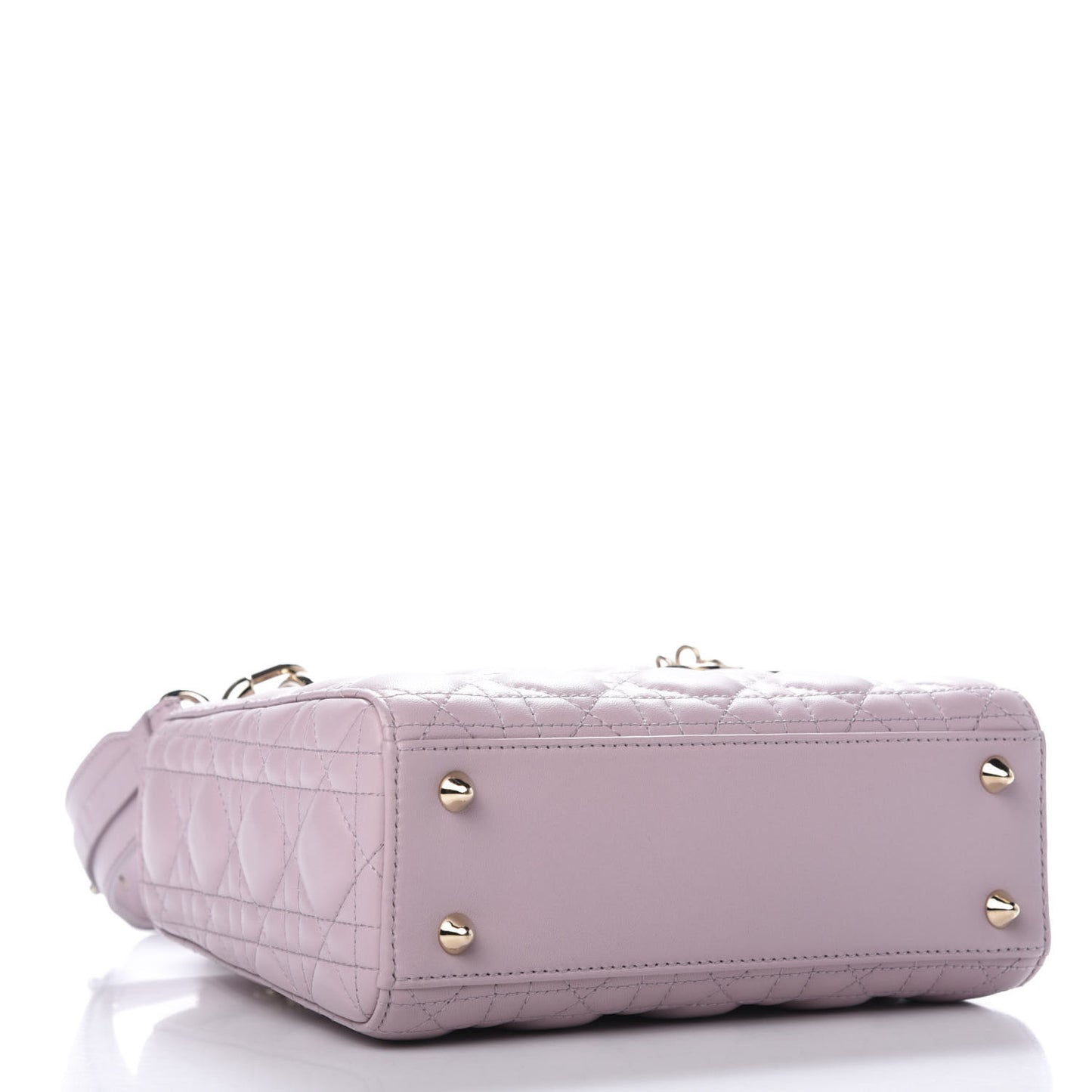 Lambskin Cannage Small Lady Dior Pink
