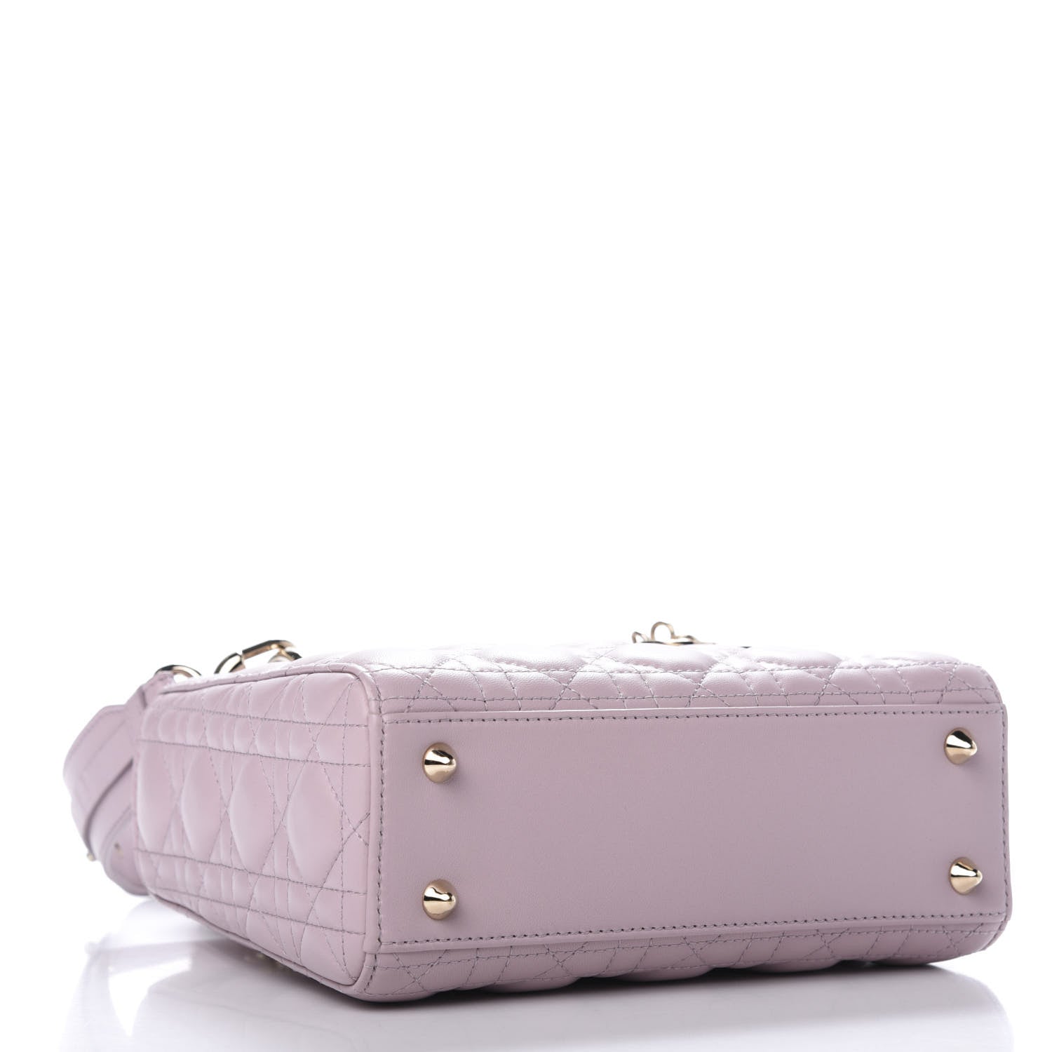 Christian Dior Lambskin Cannage Small Lady Dior Pink 4 of 12