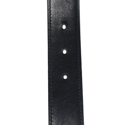 Hermes Box Togo 32mm Martelee H Belt 80 32 Black Gold 3 of 7
