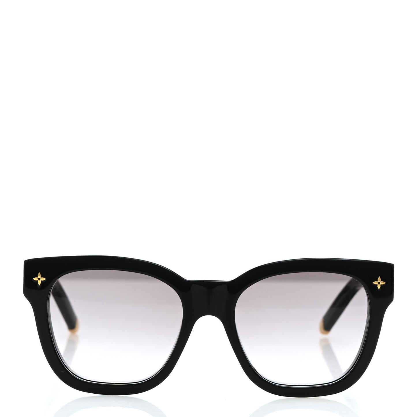 Acetate My Monogram Square Sunglasses Z1523W Black