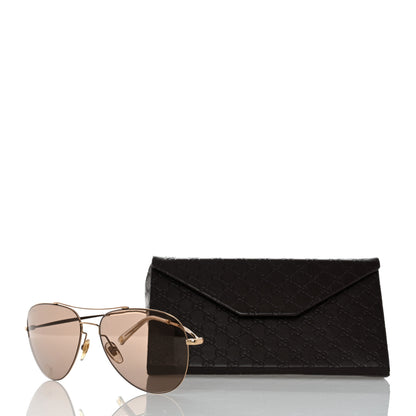 Gucci Aviator Sunglasses GG2245S Brown 8 of 8