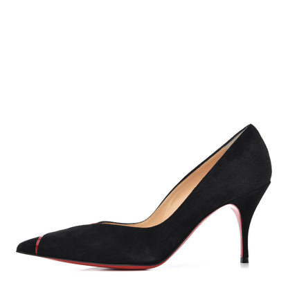 Christian Louboutin Suede CL 80 Pumps 35.5 Black 1 of 10
