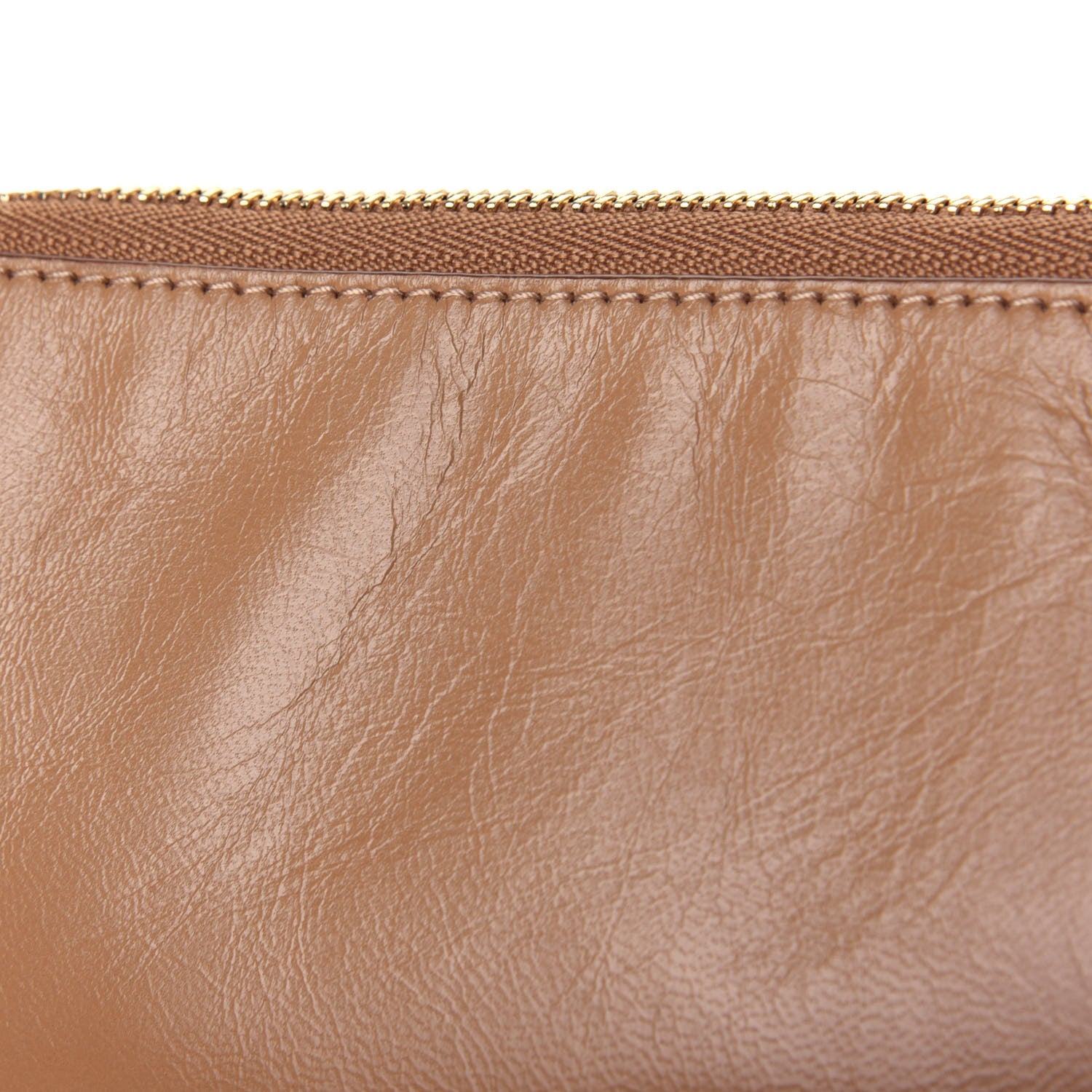 Burberry Lambskin Olympia Pouch Brown 4 of 4