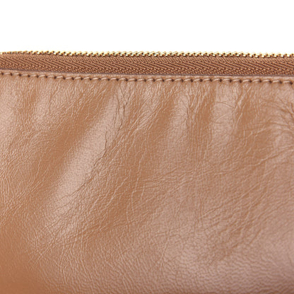 Burberry Lambskin Olympia Pouch Brown 4 of 4