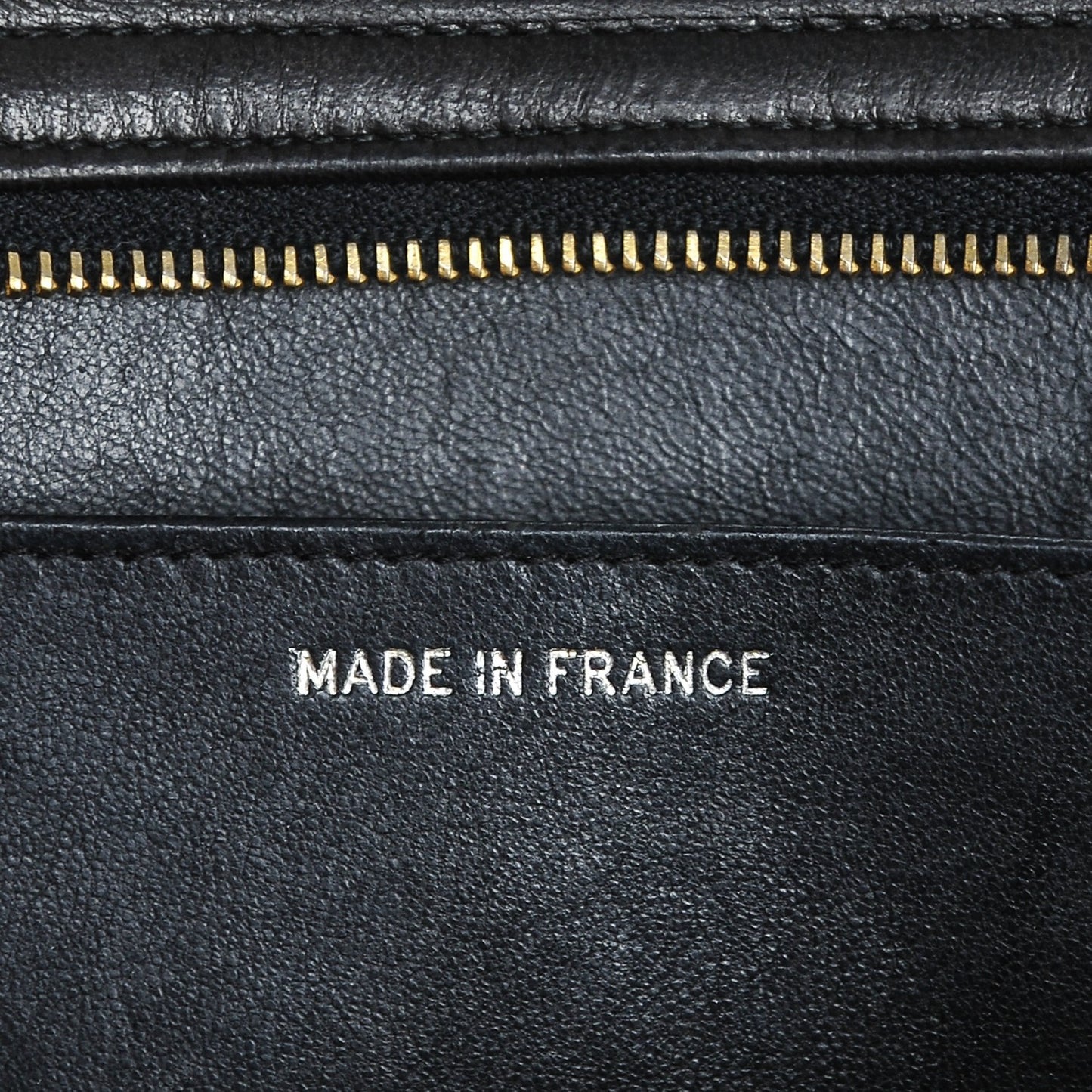 Quilted Lambskin Shopping Tote Black