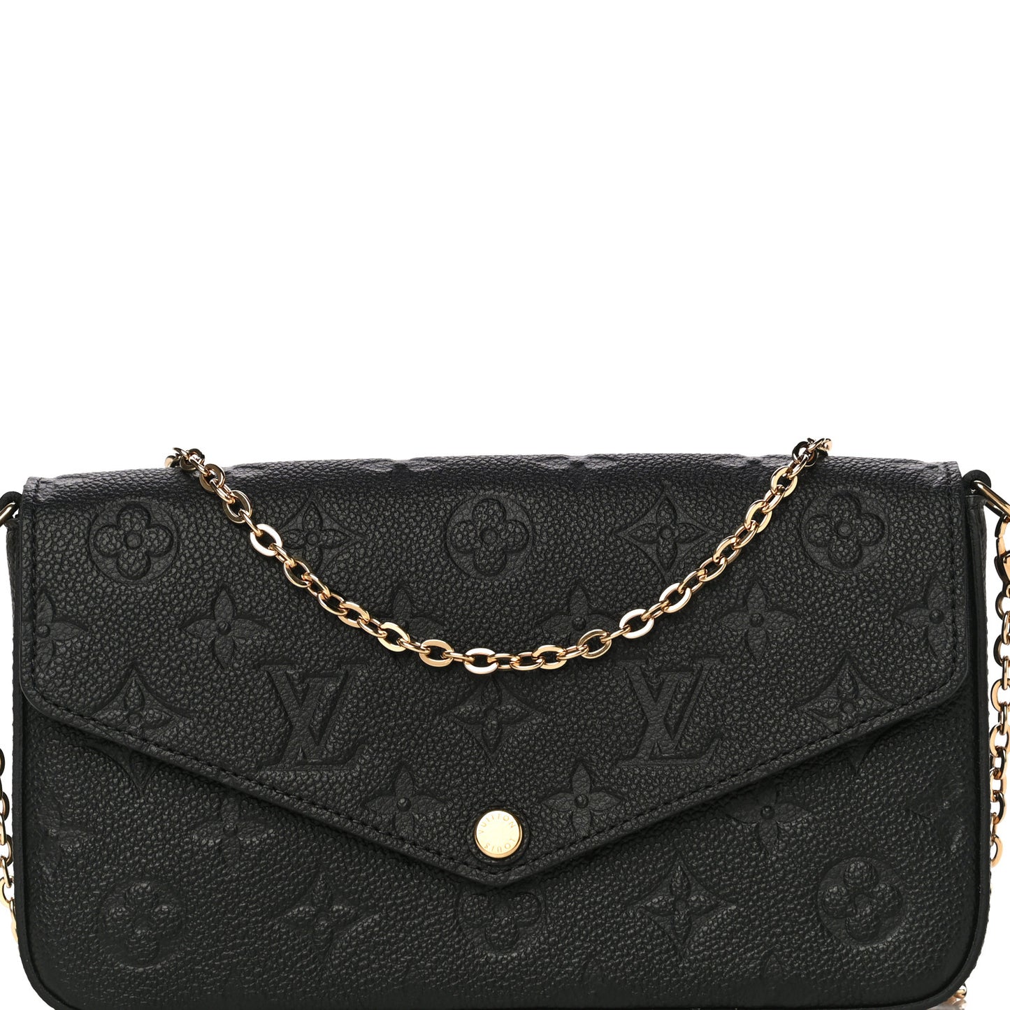 Empreinte Pochette Felicie Chain Wallet Black