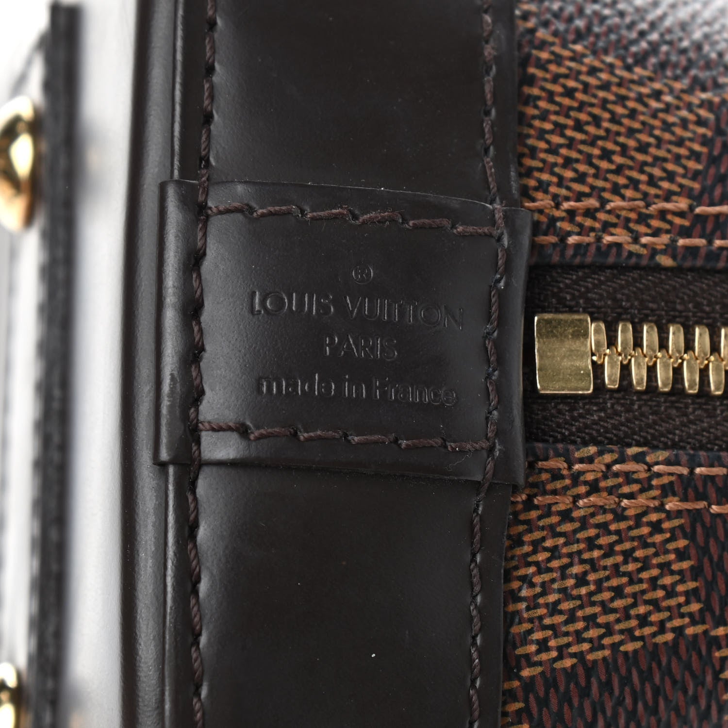 Louis Vuitton Damier Ebene Alma BB 8 of 9