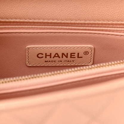 Chanel Caviar Quilted Small Coco Handle Flap Light Pink 6 of 11
