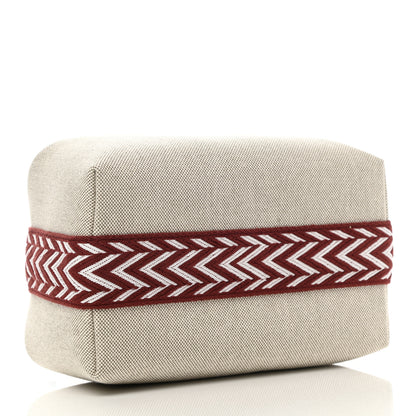 Hermes Canvas Small Bride-A-Brac Natural Rouge H 4 of 7