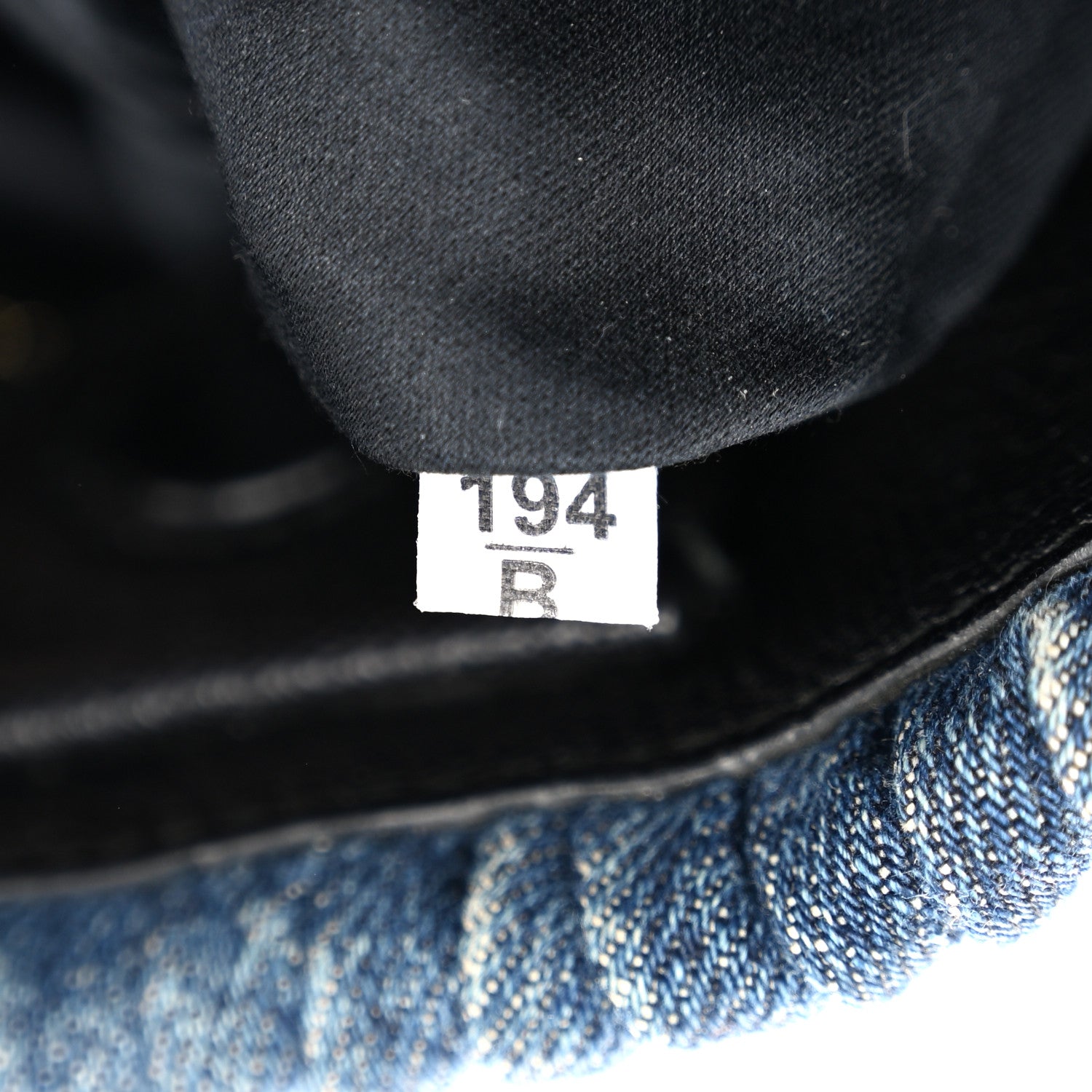 Miu Miu Denim Matelasse Small Tote Blue 7 of 10