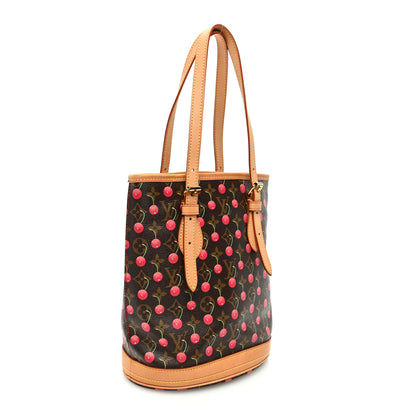 Louis Vuitton Monogram Cerises Bucket Bag 3 of 9