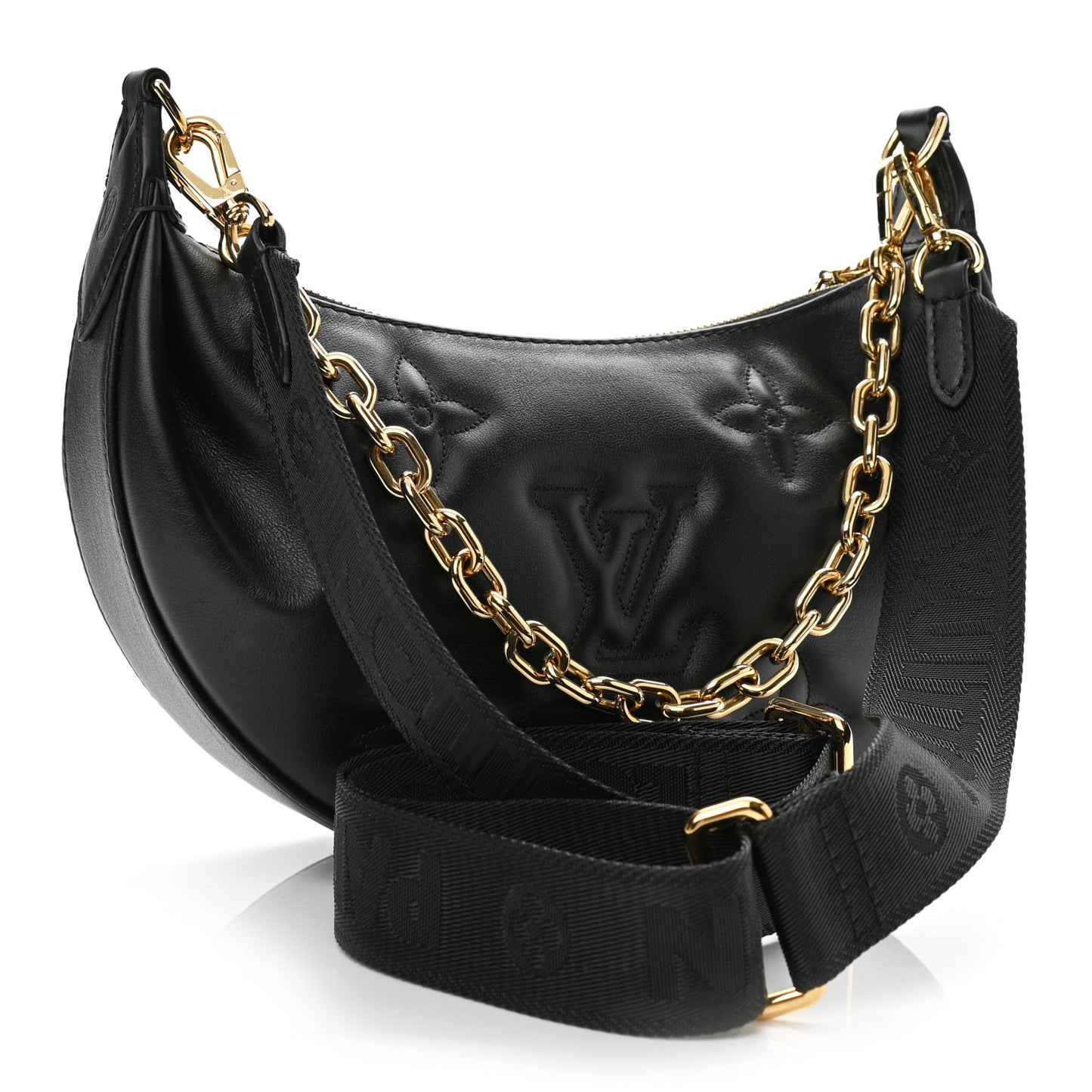 Calfskin Bubblegram Over The Moon Black