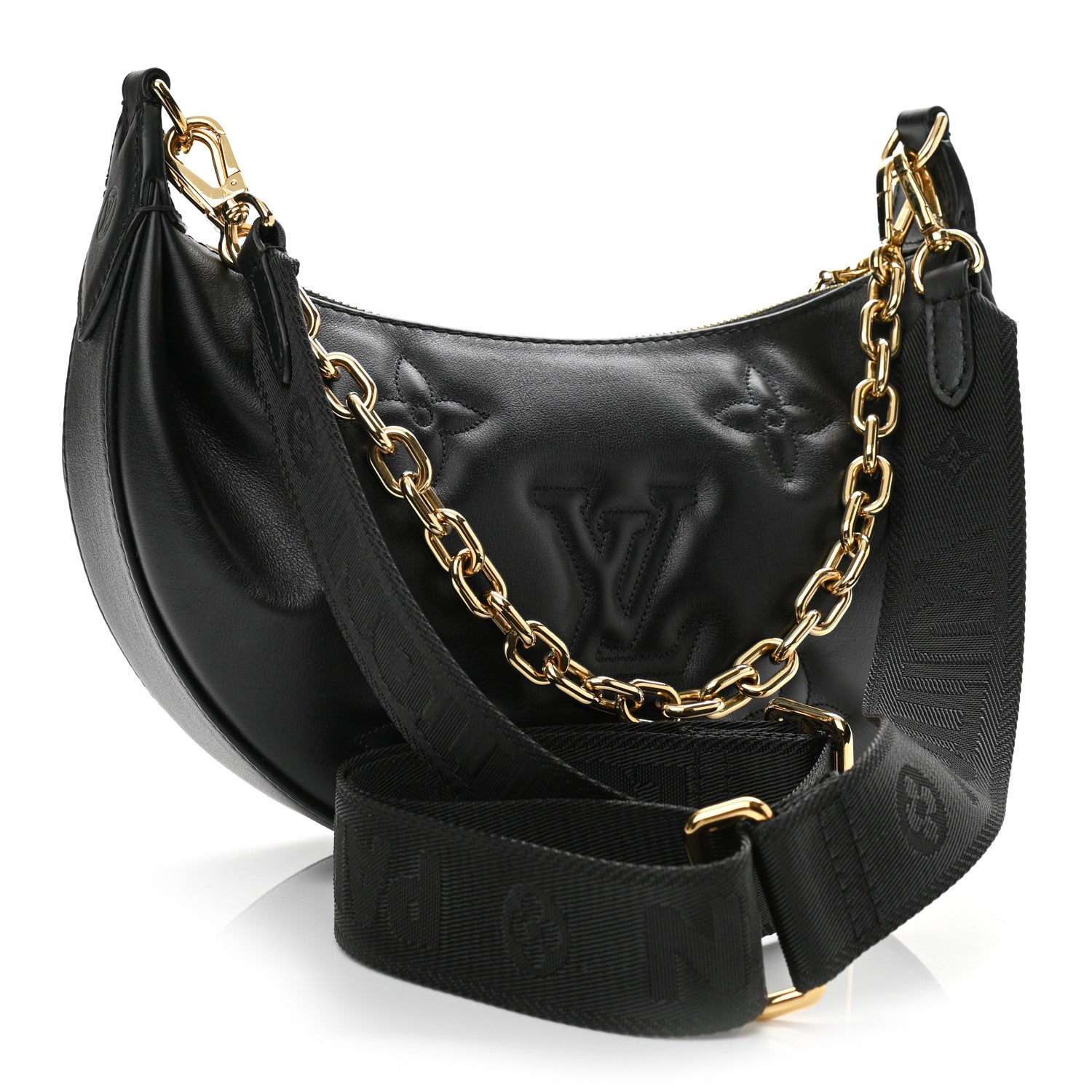 Louis Vuitton Calfskin Bubblegram Over The Moon Black 4 of 10