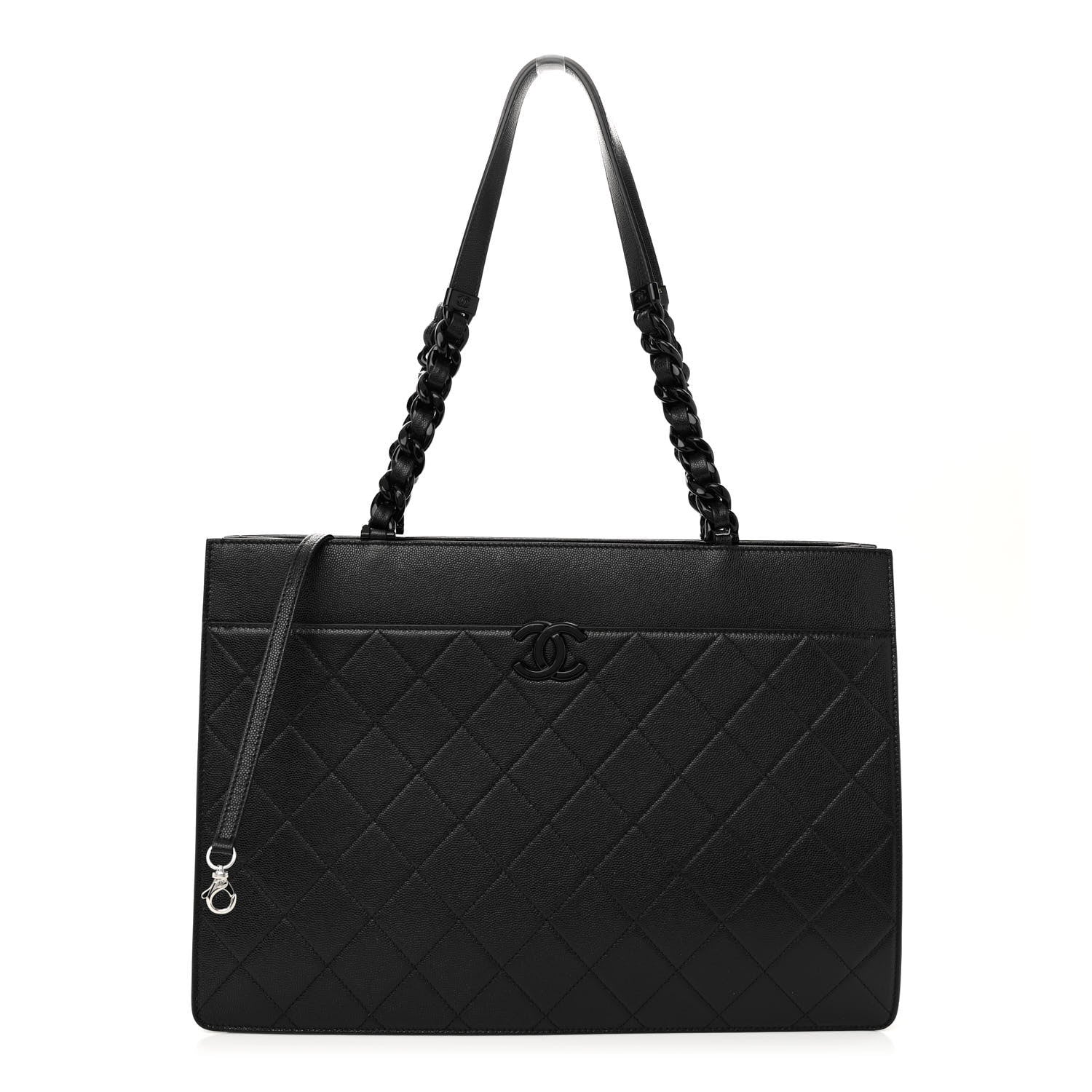 Chanel Caviar Quilted My Everything Large Shopping Tote Black 1 of 12