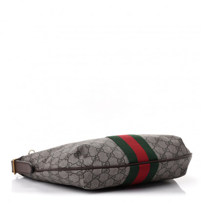 Gucci GG Supreme Monogram Web Small Ophidia Half Moon Hobo Brown 3 of 4