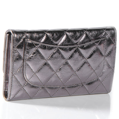 Chanel Lambskin Mademoiselle Reissue Wallet Metallic 3 of 7